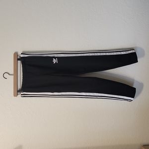 Adidas tear away break away black pants